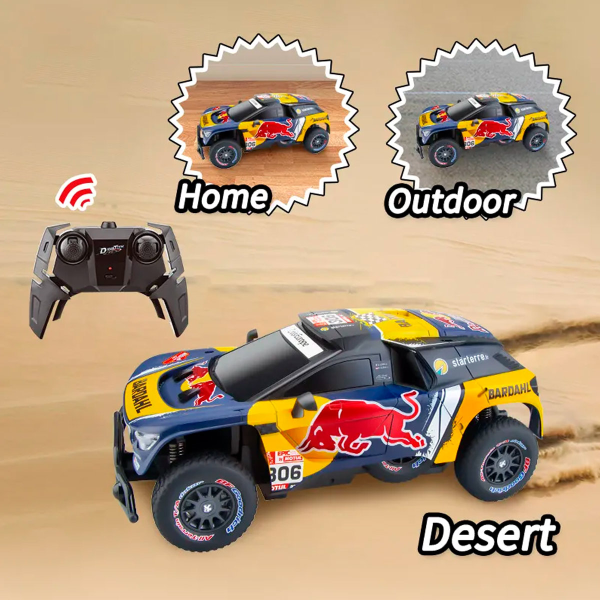 PEUGEOT 3008 LOEB 19 WINDOW BOX 1/16 R/C