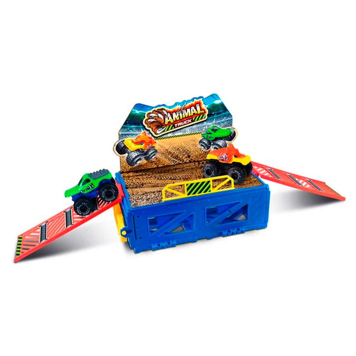 ANIMAL TRUCK PLAY-DISPLAY CASE PLAYSET