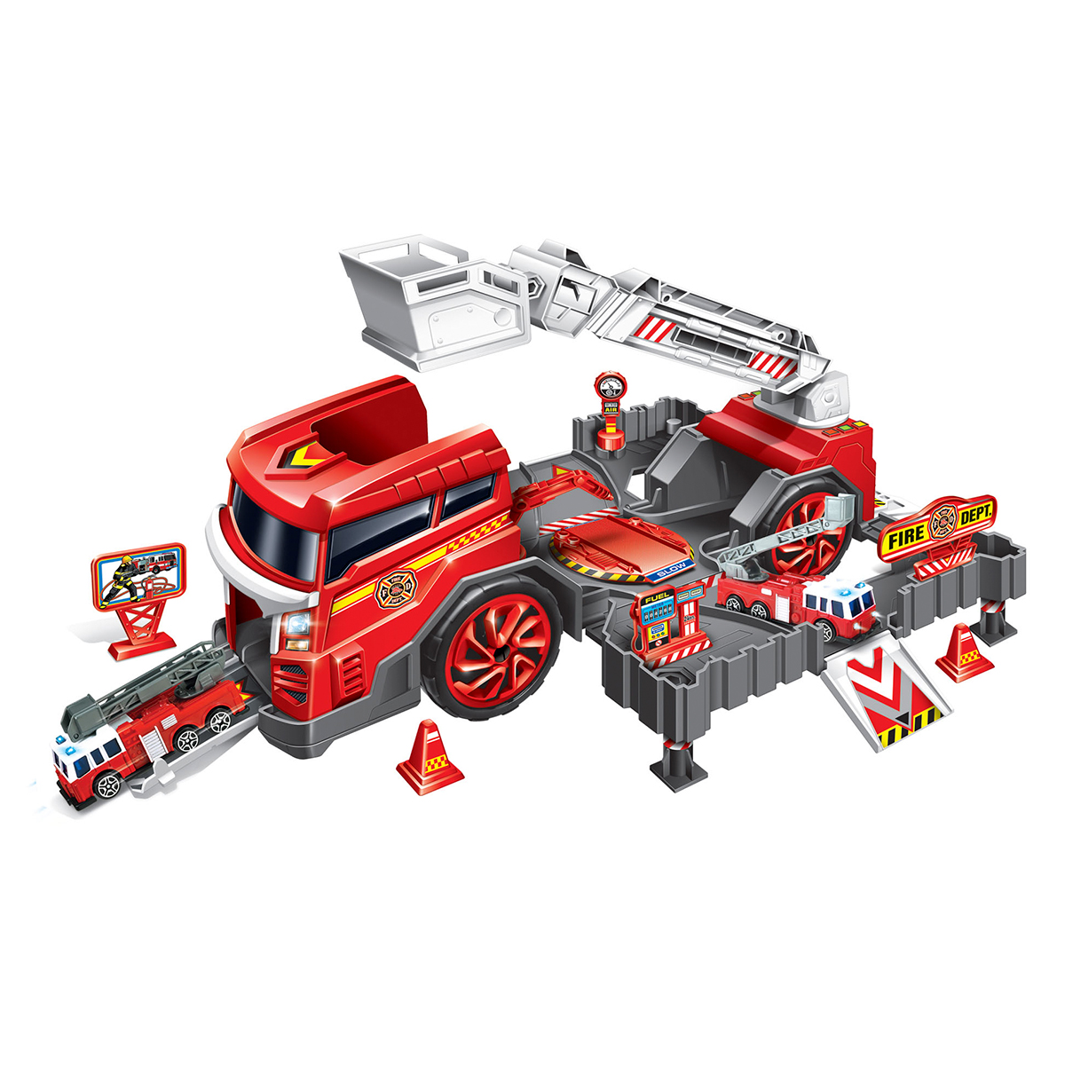 FIRE TRUCK PLAYSET EXPRESS WHEELS