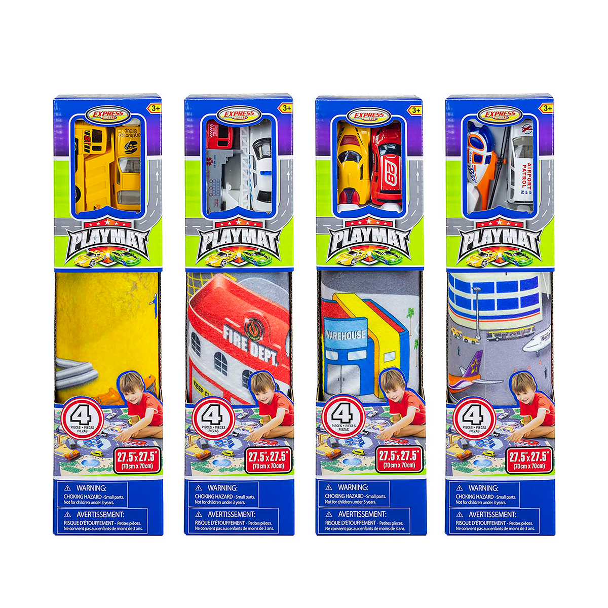 SOFT FELT PLAYMAT-2 VEHICLES SURTIDO