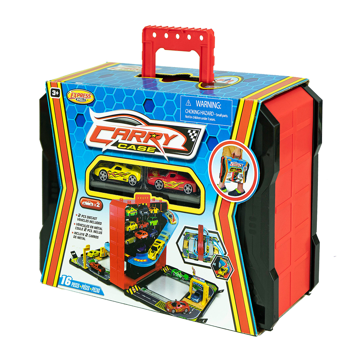 CARRY CASE PARKING GARAGE PLAYSET