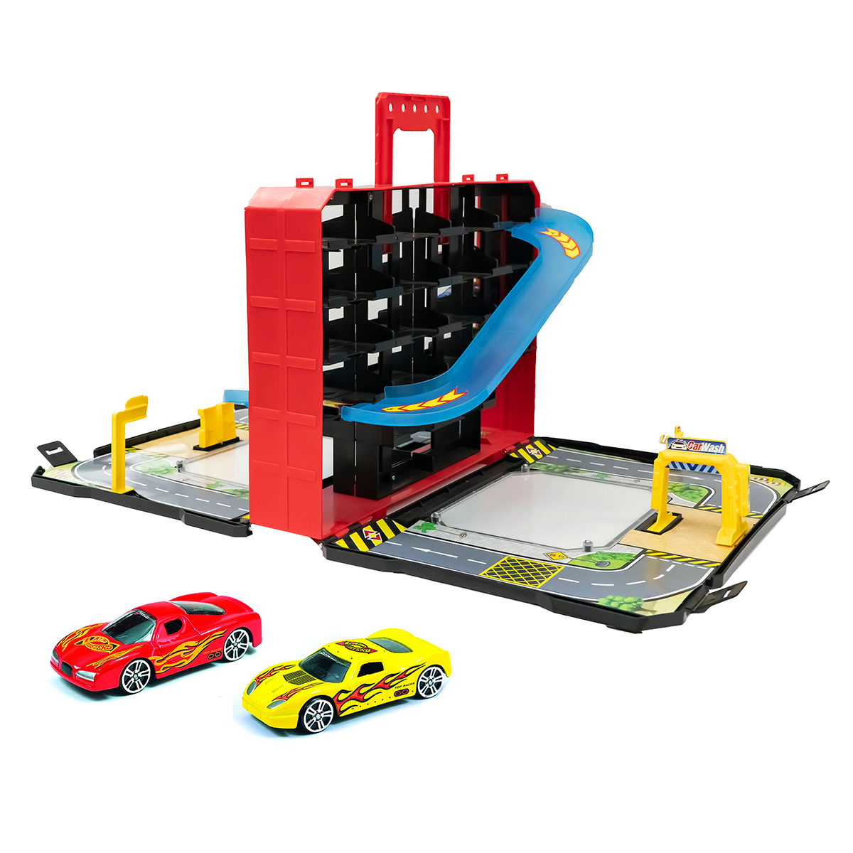 CARRY CASE PARKING GARAGE PLAYSET