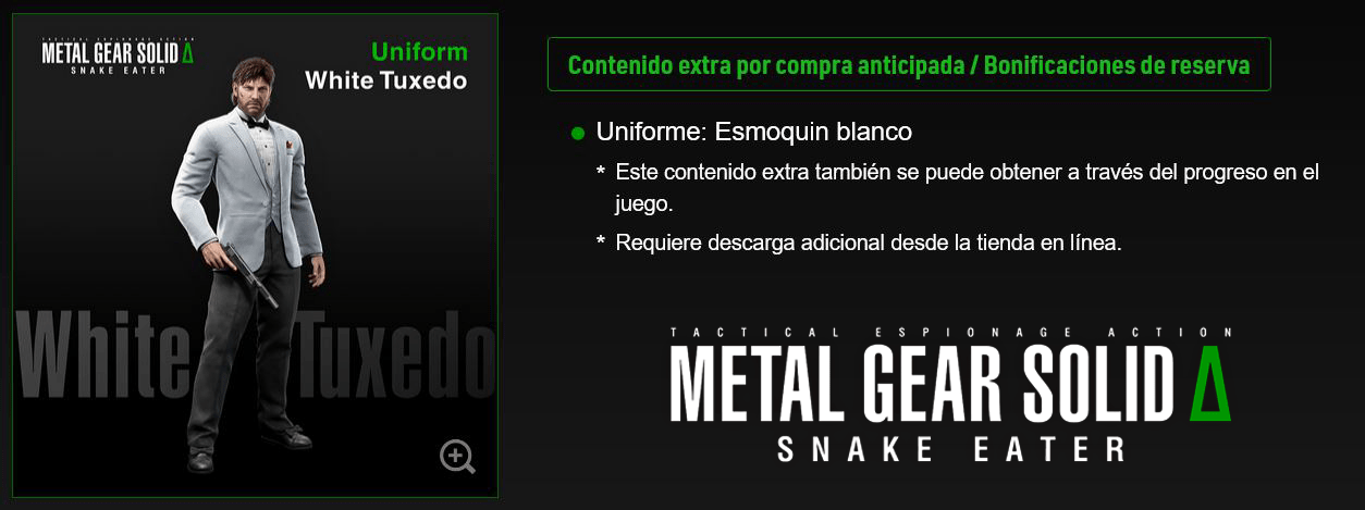METAL GEAR SOLID-SNAKE EATER XBS