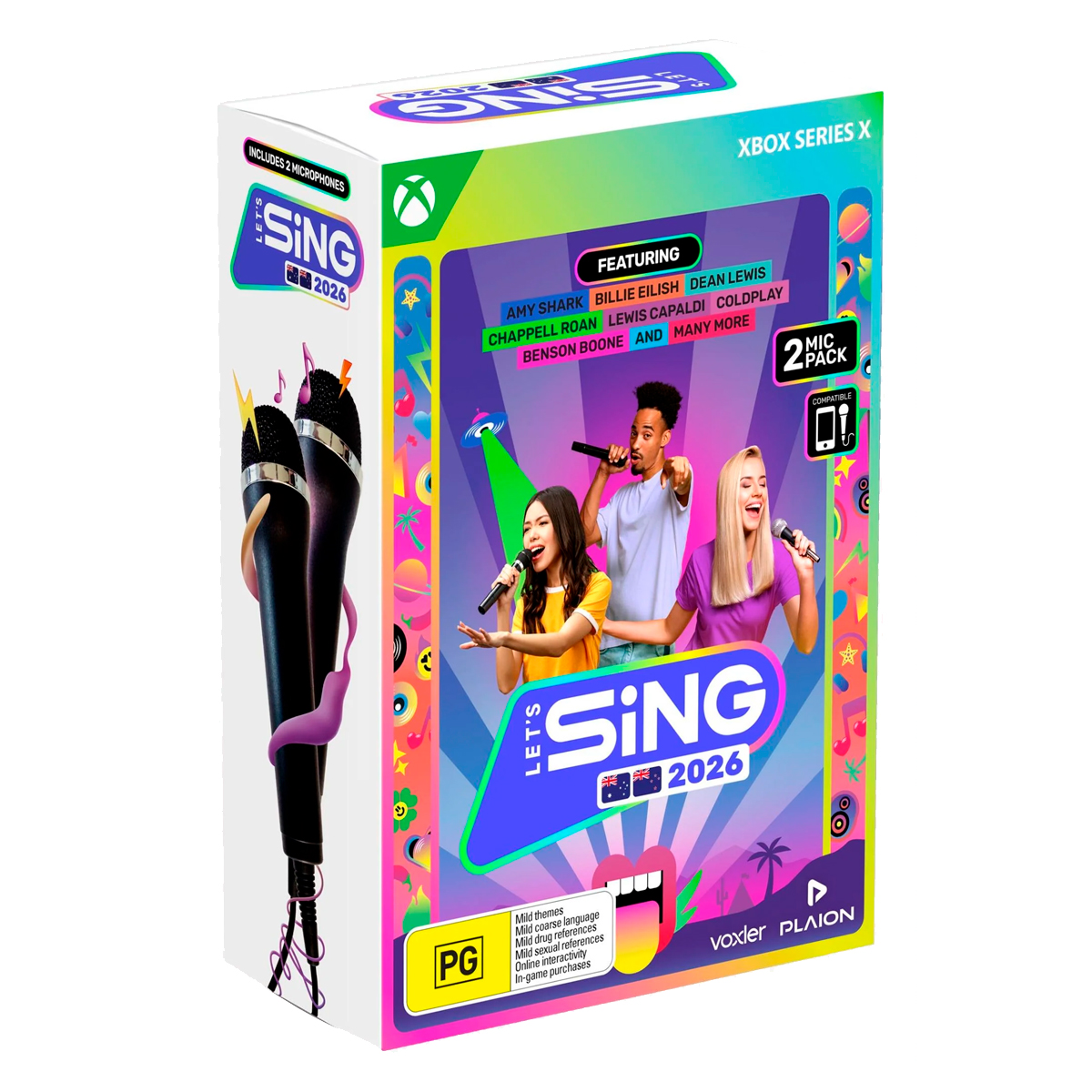 LETS SING 2026 2 MICS XBS