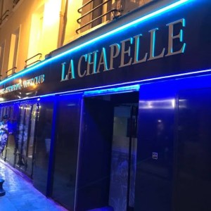 La Chapelle Nightclub (Chapelle des Lombards). La Chapelle Nightclub (Chapelle des Lombards).