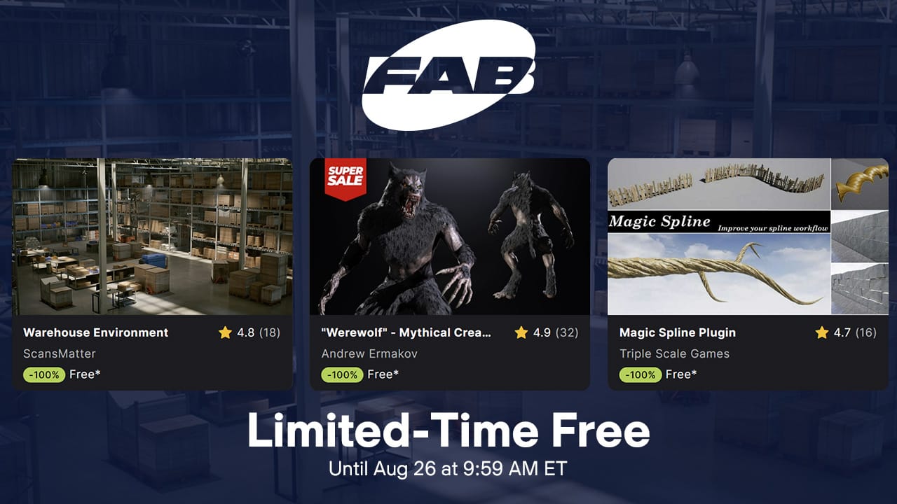 FAB Free Assets: Get Your Unreal Engine Goodies! FAB Free Assets: Get Your Unreal Engine Goodies!