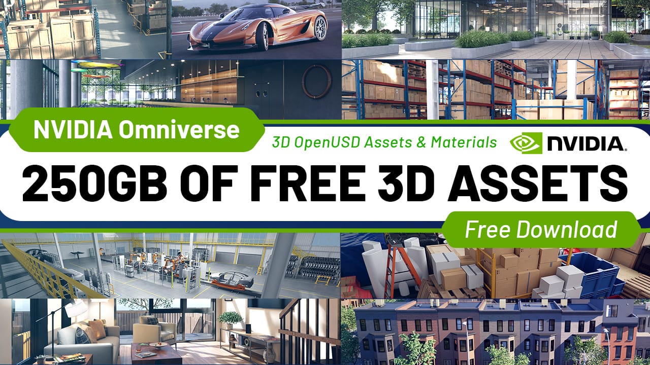 Unlock Your Creative Universe: Over 250GB of Free OpenUSD Assets! Unlock Your Creative Universe: Over 250GB of Free OpenUSD Assets!