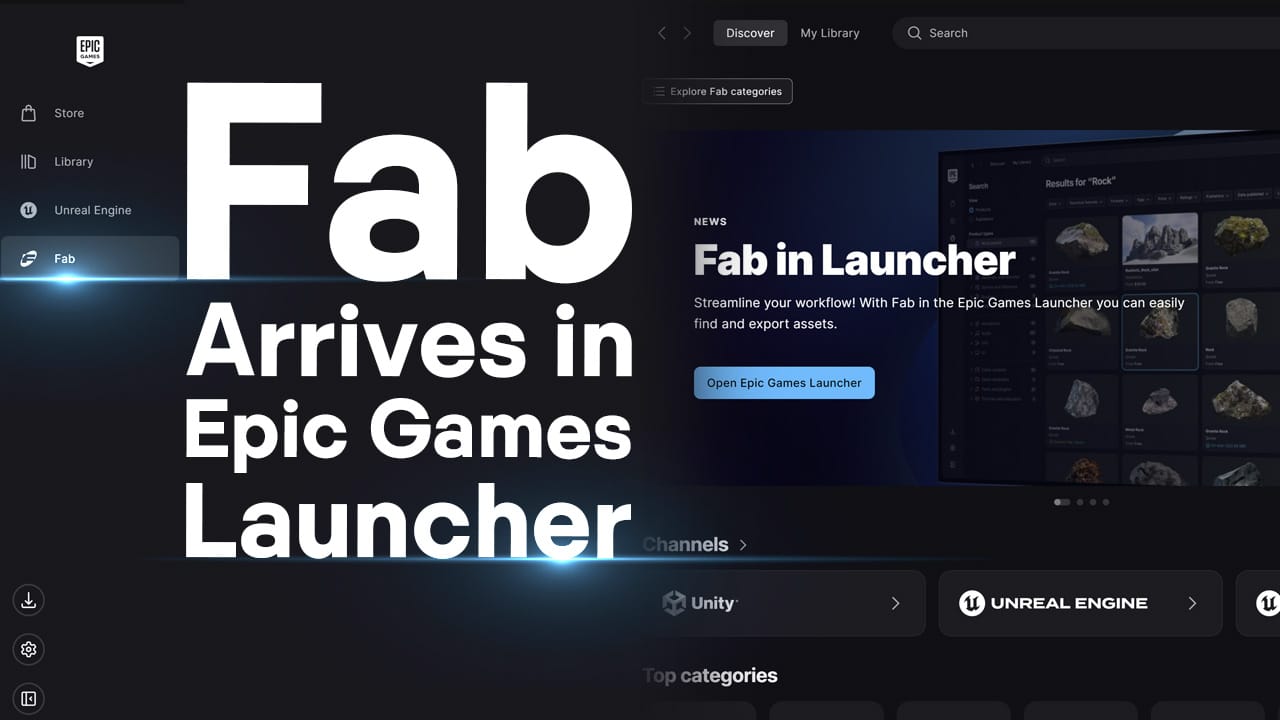 Fab Arrives in Epic Games Launcher: Your New Hub for Quixel Megascans & Digital Assets Fab Arrives in Epic Games Launcher: Your New Hub for Quixel Megascans & Digital Assets