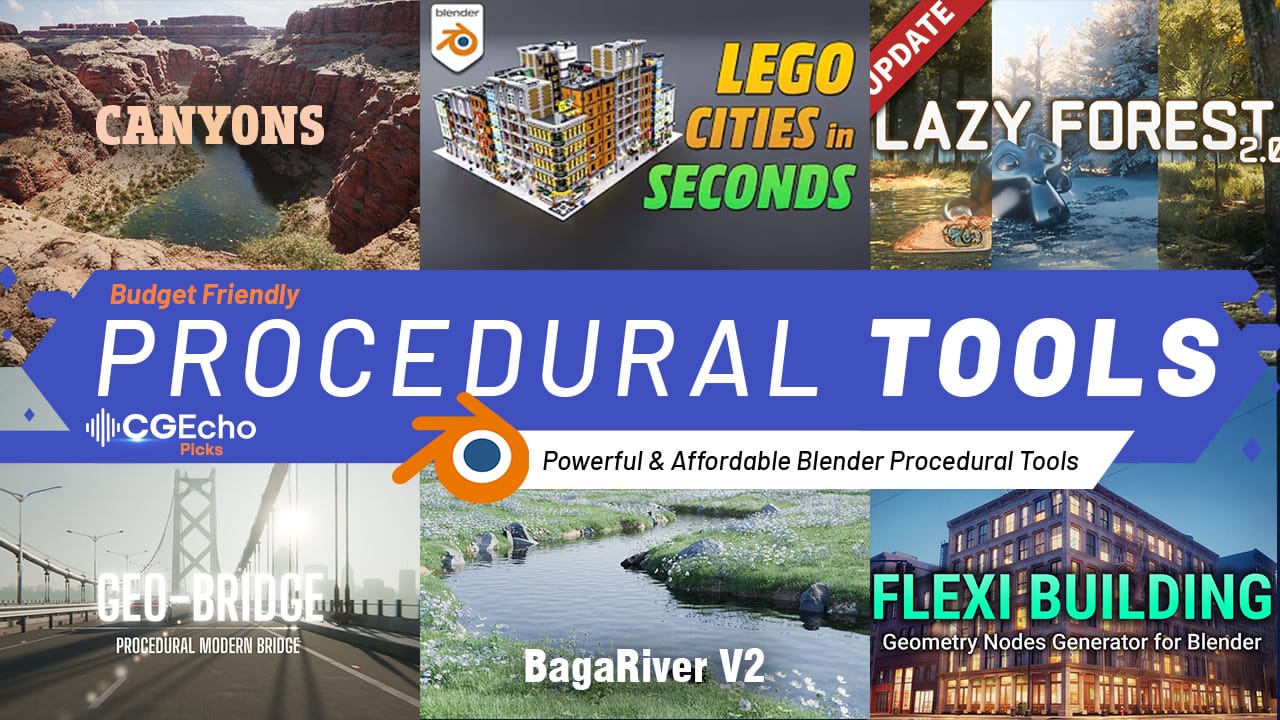 Build Worlds Faster: Powerful & Budget-Friendly Blender’s Procedural Tools Build Worlds Faster: Powerful & Budget-Friendly Blender’s Procedural Tools