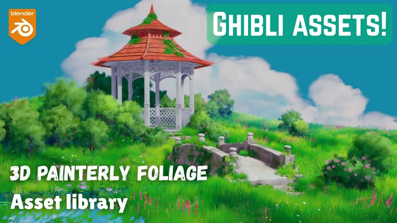 Create Stunning Ghibli-Inspired Environments in Blender with Anime Garden Create Stunning Ghibli-Inspired Environments in Blender with Anime Garden