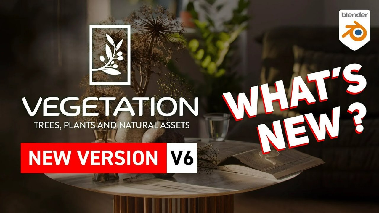 Blender’s Vegetation V6: 120+ New Assets Blender’s Vegetation V6: 120+ New Assets