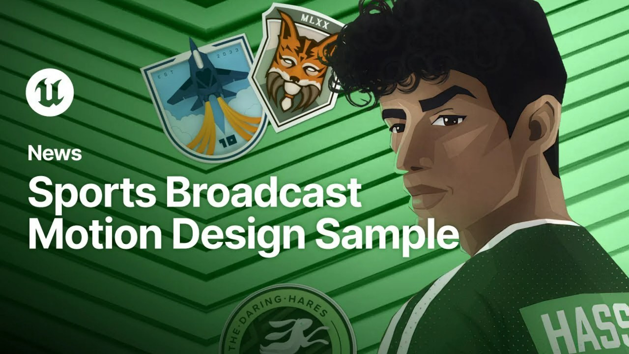 Elevate Your Broadcast Graphics with Unreal Engine’s New Free Sample Project Elevate Your Broadcast Graphics with Unreal Engine’s New Free Sample Project