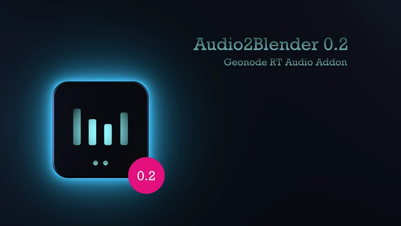 Audio2Blender v0.2: Sound-Reactive Magic! Audio2Blender v0.2: Sound-Reactive Magic!