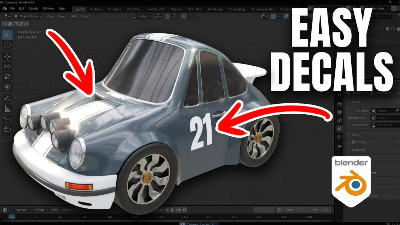 Separate UV Maps: Perfect Blender Decals Separate UV Maps: Perfect Blender Decals