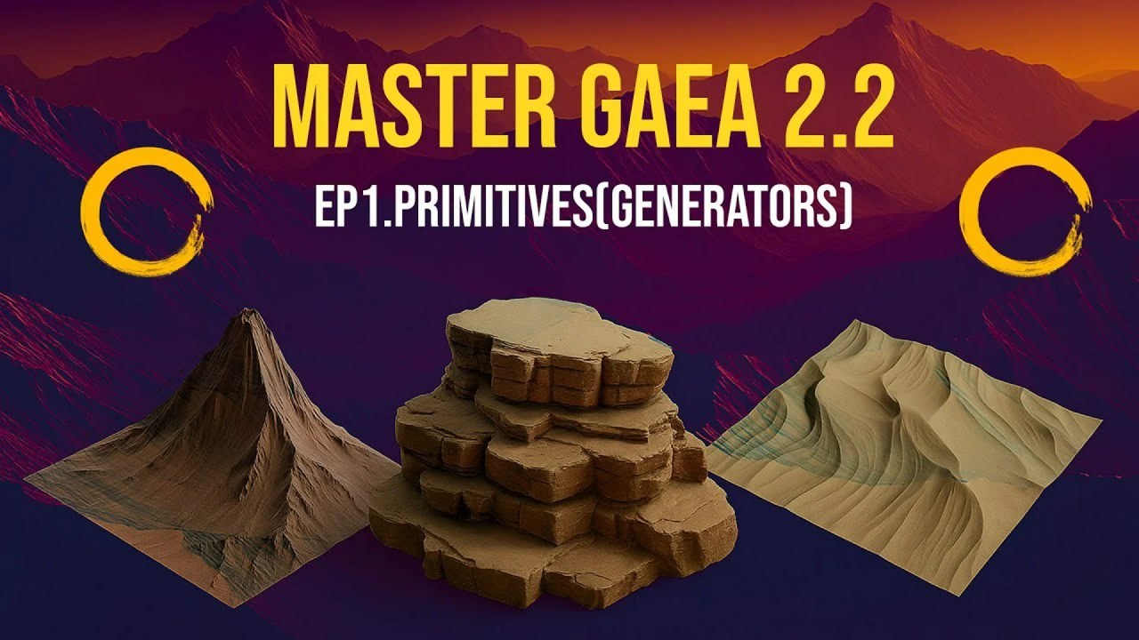 Gaea 2.2 Terrain: Master Primitive Nodes! Gaea 2.2 Terrain: Master Primitive Nodes!