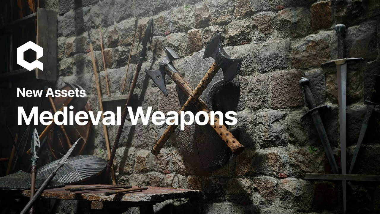 Arm Yourself: Quixel’s High-Fidelity Medieval Weapon Pack Arm Yourself: Quixel’s High-Fidelity Medieval Weapon Pack