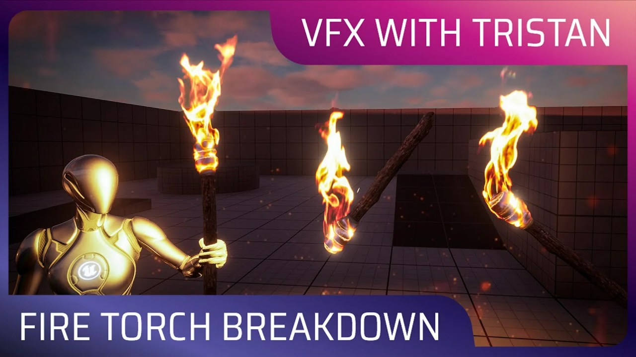 Beyond the Spark: Crafting AAA Fire Torch VFX with Houdini, Embergen, & Unreal Engine Beyond the Spark: Crafting AAA Fire Torch VFX with Houdini, Embergen, & Unreal Engine