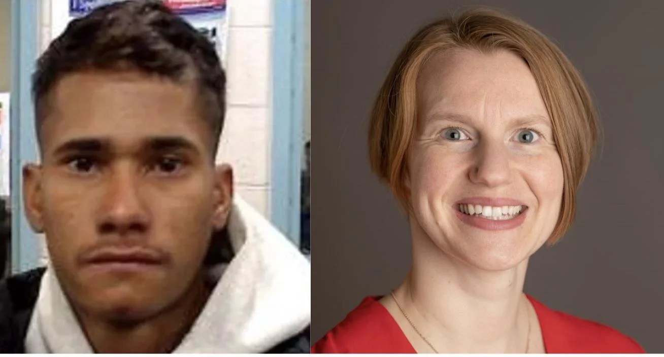 Loyola University illegal alien murderer Jose Medina-Medina (L) and Jennifer Borrell, President of "RefugeeOne," the non-profit allegedly funding his apartment a block from the beach where he shot an 18 year-old student Loyola University illegal alien murderer Jose Medina-Medina (L) and Jennifer Borrell, President of "RefugeeOne," the non-profit allegedly funding his apartment a block from the beach where he shot an 18 year-old student