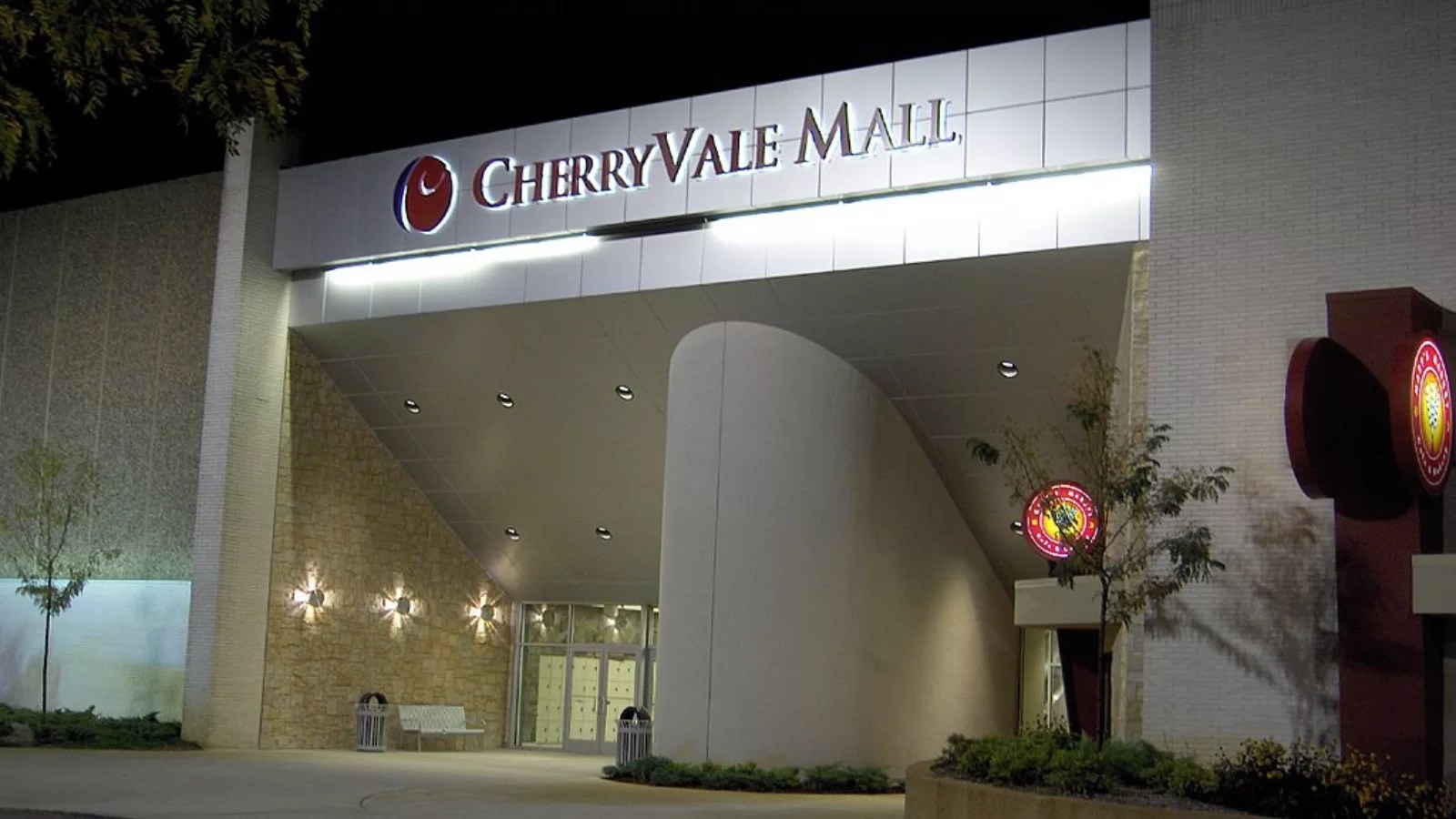 The entrance to CherryVale Mall, as seen in 2014 The entrance to CherryVale Mall, as seen in 2014