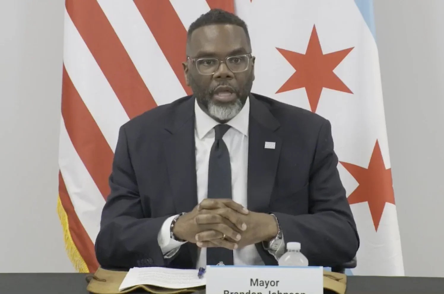 Chicago Mayor Brandon Johnson Chicago Mayor Brandon Johnson