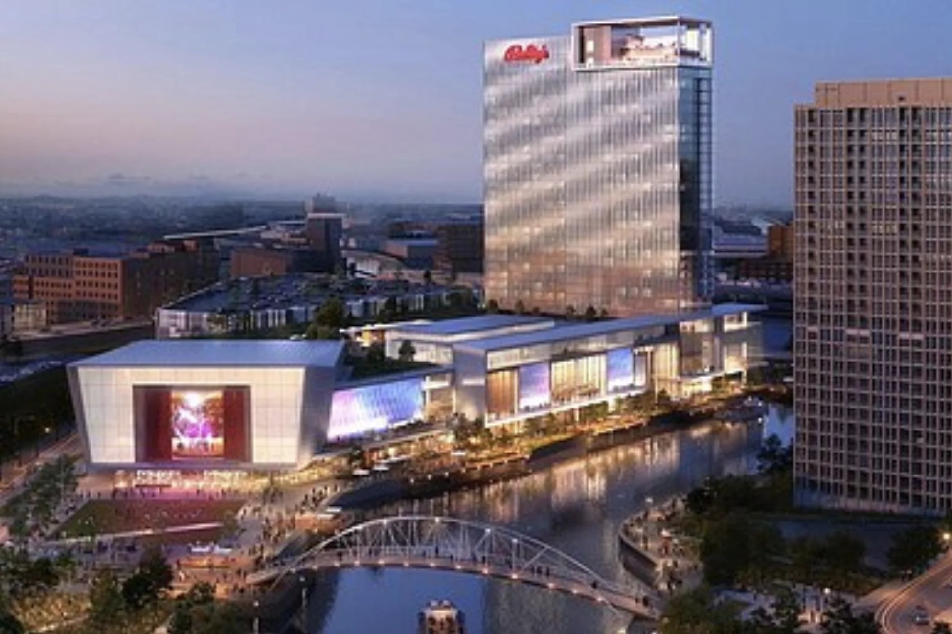A rendering of Bally's Chicago by the artist. A rendering of Bally's Chicago by the artist.