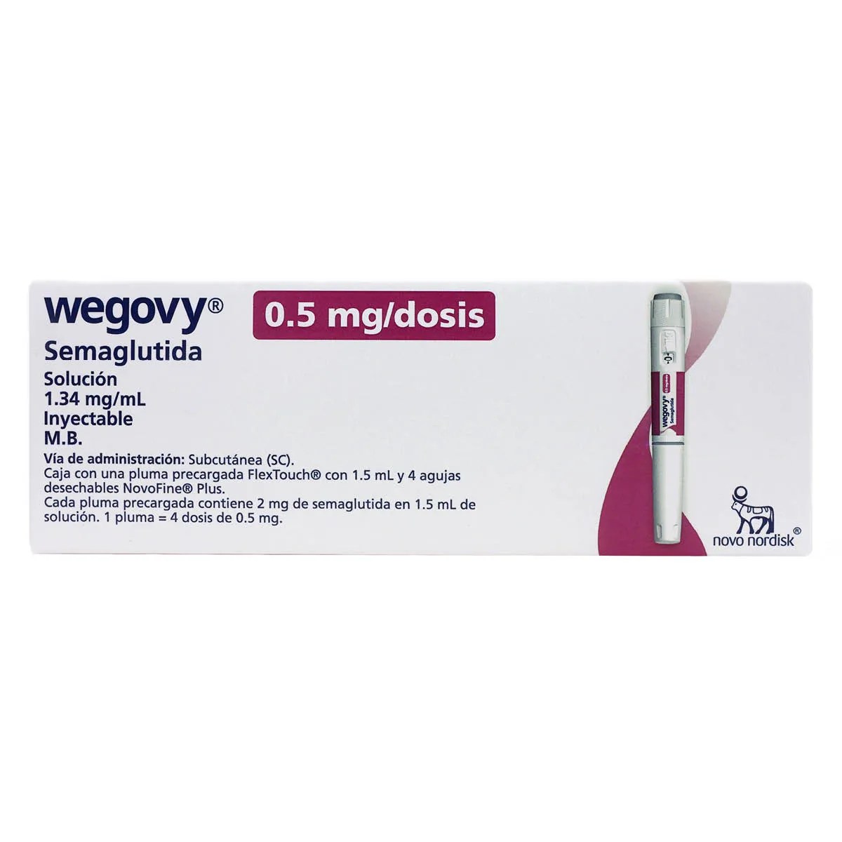 WEGOVY 1.34MG/ML S I PLUM 4X0.5MGN