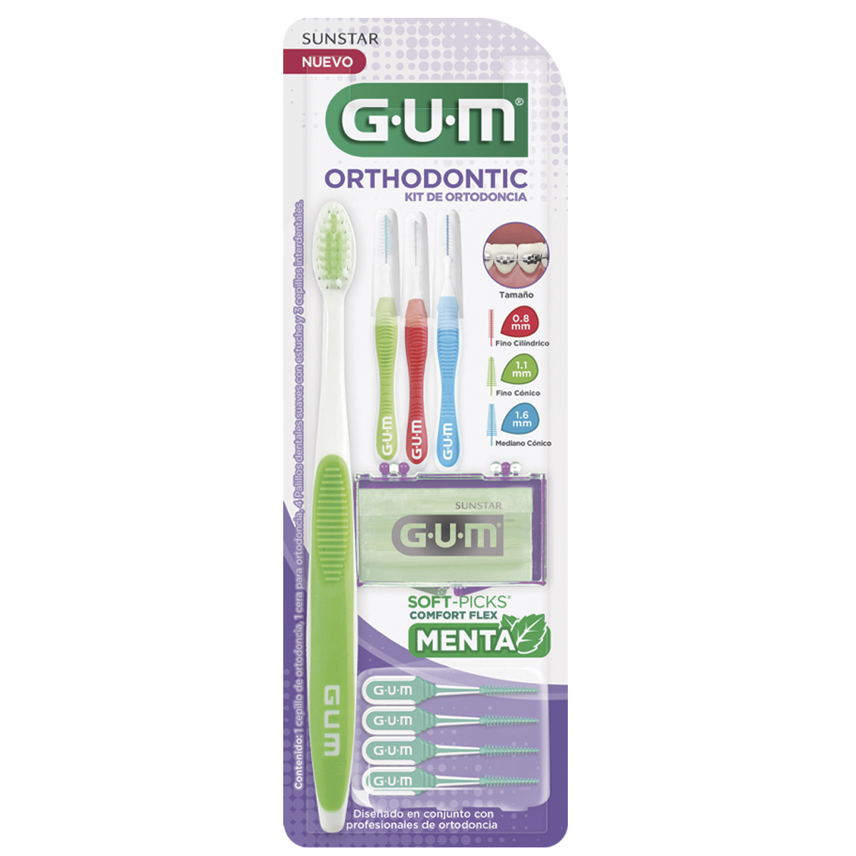 KIT DE ORTODONCIA GUM 6PZAS KIT DE ORTODONCIA GUM 6PZAS