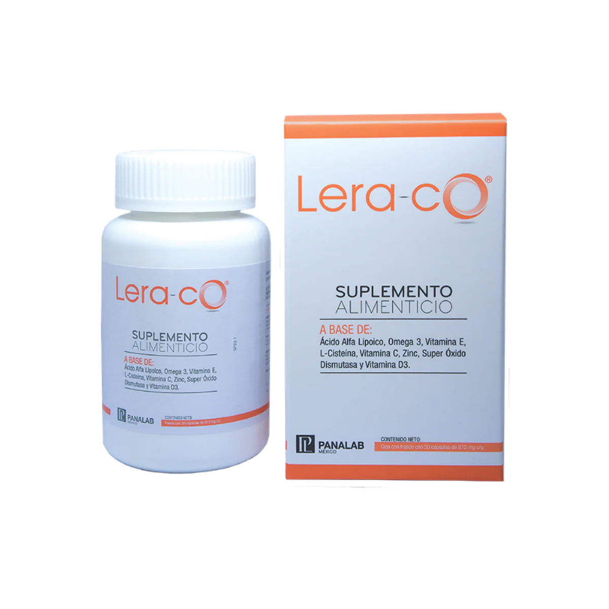 LERA-CO 873 MG SUP ALIM 30 CAPS LERA-CO 873 MG SUP ALIM 30 CAPS