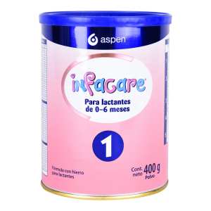 INFACARE 1 LACT 0-6 MESES PVO 400G INFACARE 1 LACT 0-6 MESES PVO 400G