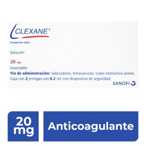 CLEXANE 20MG SOL INY 2JGAS CLEXANE 20MG SOL INY 2JGAS