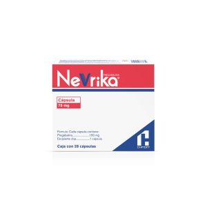 NEVRIKA 75 MG CAPS 28 NEVRIKA 75 MG CAPS 28