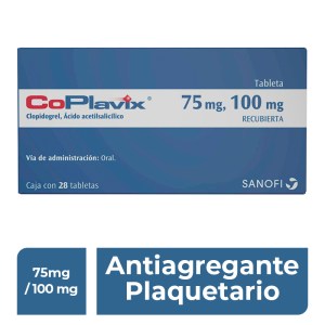 COPLAVIX 75/100 MG 28 TAB COPLAVIX 75/100 MG 28 TAB