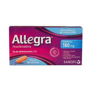 ALLEGRA 180 MG 10 TAB ALLEGRA 180 MG 10 TAB