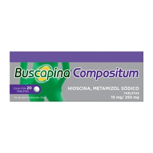 BUSCAPINA COMP 10/250 MG 20 TAB BUSCAPINA COMP 10/250 MG 20 TAB
