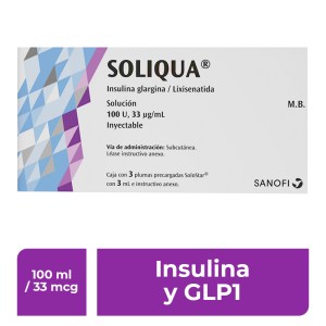 SOLIQUA 100U 33MCG S INY 3X3ML PLUM SOLIQUA 100U 33MCG S INY 3X3ML PLUM