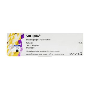 SOLIQUA 100U 50MCG S INY 3ML PLUM SOLIQUA 100U 50MCG S INY 3ML PLUM