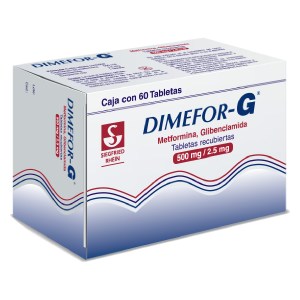 DIMEFOR-G 500/2.5MG TAB RECUB 60 DIMEFOR-G 500/2.5MG TAB RECUB 60