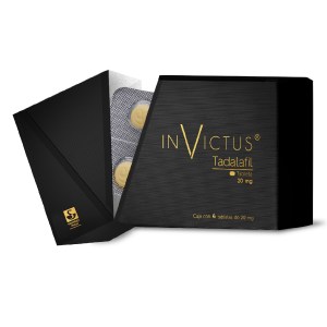 INVICTUS CAJA CON 4 TABS. DE 20 MG. INVICTUS CAJA CON 4 TABS. DE 20 MG.