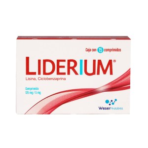 LIDERIUM 125/5 MG 15 CPR LIDERIUM 125/5 MG 15 CPR