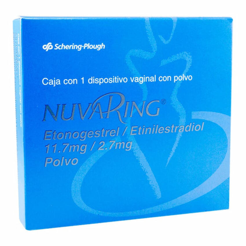 NUVARING CAJA CON 1 DISPOSITIVO VAGINAL CON POLVO NUVARING CAJA CON 1 DISPOSITIVO VAGINAL CON POLVO
