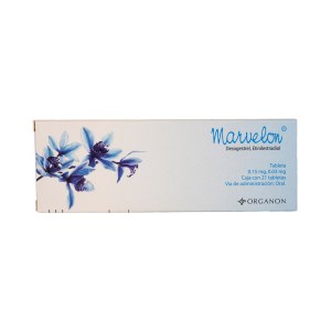 MARVELON CAJA CON 21 TABLETAS DE 0.15 MG + 0.03 MG MARVELON CAJA CON 21 TABLETAS DE 0.15 MG + 0.03 MG