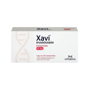 XAVI 20 MG 28 CPR N XAVI 20 MG 28 CPR N