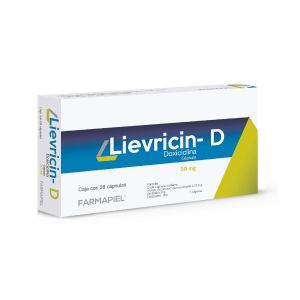 LIEVRICIN-D 50 MG 28 CAPS VR LIEVRICIN-D 50 MG 28 CAPS VR