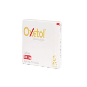 Oxetol 300 mg c/20 Tab. Oxetol 300 mg c/20 Tab.