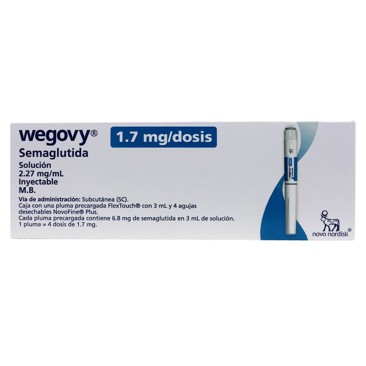 WEGOVY 2.27MG/ML S I PLUM 4X1.7MGN WEGOVY 2.27MG/ML S I PLUM 4X1.7MGN
