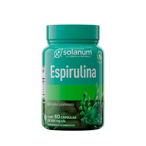 SOLANUM HB ESPIRULINA 60X500MG SOLANUM HB ESPIRULINA 60X500MG