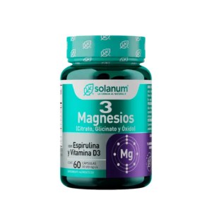 SOLANUM 3 MAGNESI SUP ALIM 60CAPS SOLANUM 3 MAGNESI SUP ALIM 60CAPS