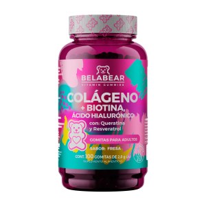 BELABEAR COLAGENO, BIOTINA Y AC HIALURONICO 100X2.8GR BELABEAR COLAGENO, BIOTINA Y AC HIALURONICO 100X2.8GR