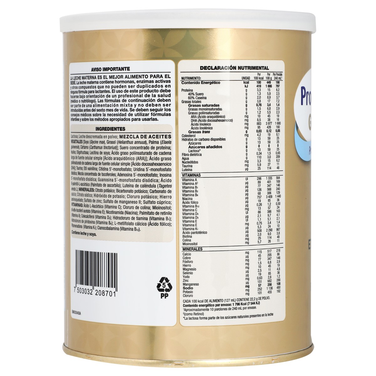 PROGRESS GOLD ALULA E-3 PVO 400G PROGRESS GOLD ALULA E-3 PVO 400G