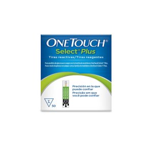 ONE TOUCH SELEC PLUS 50 TIRAS REACT ONE TOUCH SELEC PLUS 50 TIRAS REACT